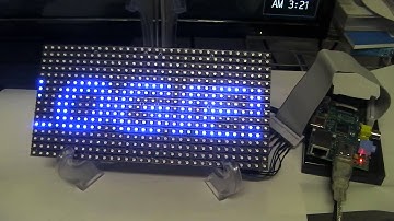 Raspberry PiでLED看板製作してみました。