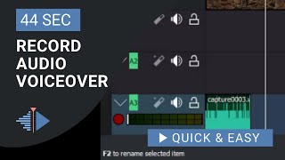 Kdenlive Tutorial: How to Record Audio Voiceover in Kdenlive