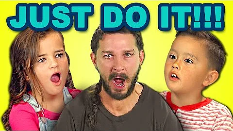 KIDS REACT TO JUST DO IT (Shia LaBeouf Motivational Speech)