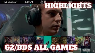 G2 vs BDS - All Games (Bo5) Highlights | Round 1 LEC 2023 Season Finals | G2 Esports vs Team BDS