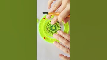 Satisfying and relaxing Spirograph design video #spirograph #how