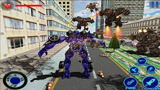 Air robot Transform Helicopter Battle Revolution - Android GamePlay FHD screenshot 2