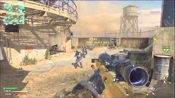 Mw3 Sniping 9 Man Feed Crazy w/Barret .50