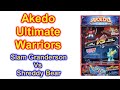 Akedo Ultimate Arcade Warriors Versus Pack Slam Granderson Vs Shreddy Bear Unbox and Fight