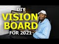 How to DIY a VISION BOARD || Manifest Your 2022 Goals into Reality || My 2022 YouTube Goals