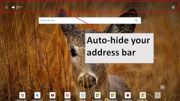 Auto hide your address bar of Microsoft Edge