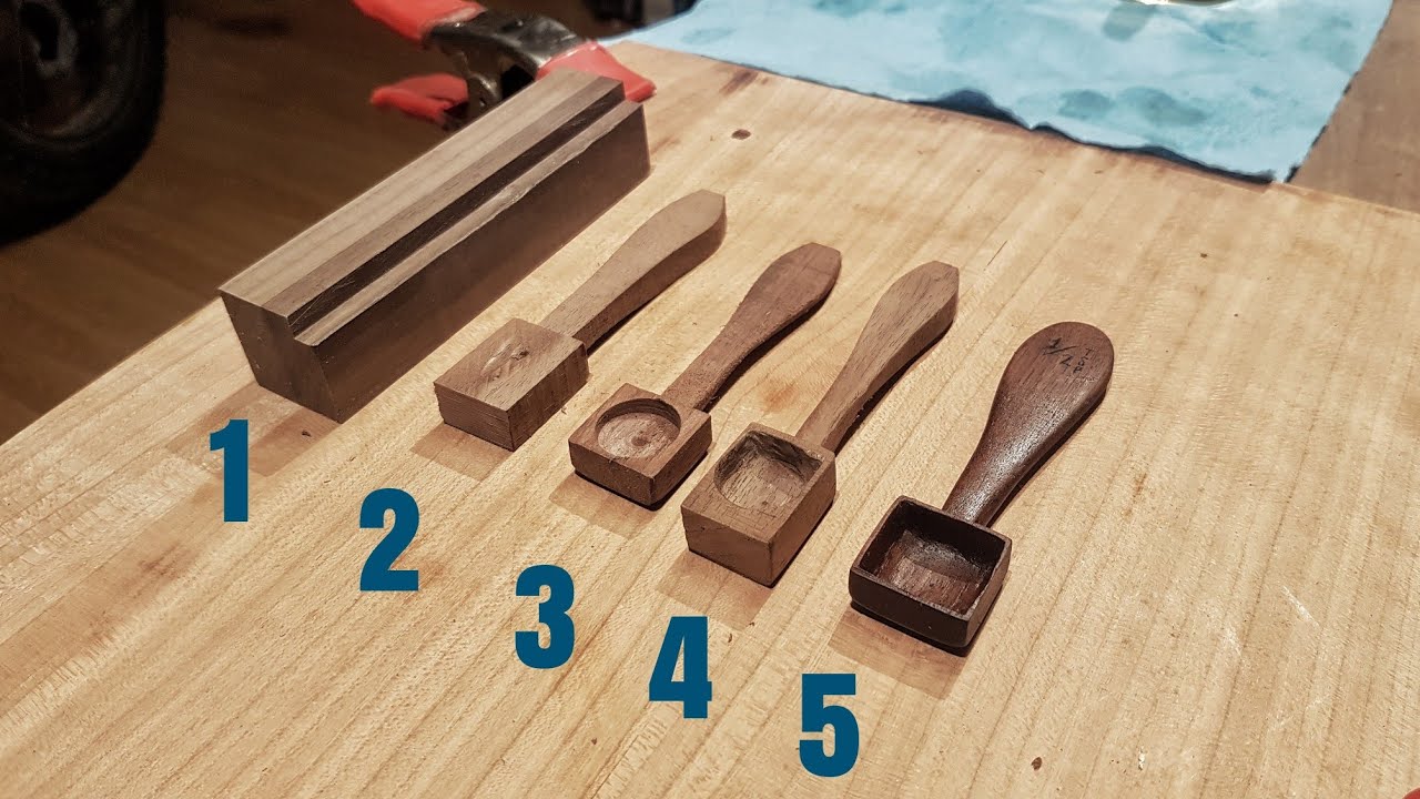 How to Make a Measuring Spoon Rack from Barn Wood - Adventures of a DIY Mom