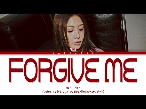 BoA Forgive Me Lyrics (보아 Forgive Me 가사) (Color Coded Lyrics)