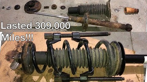 How to Replace/Rebuild Struts/Dampers/Shock Absorbers - 2002 Acura TL-S/Honda Accord