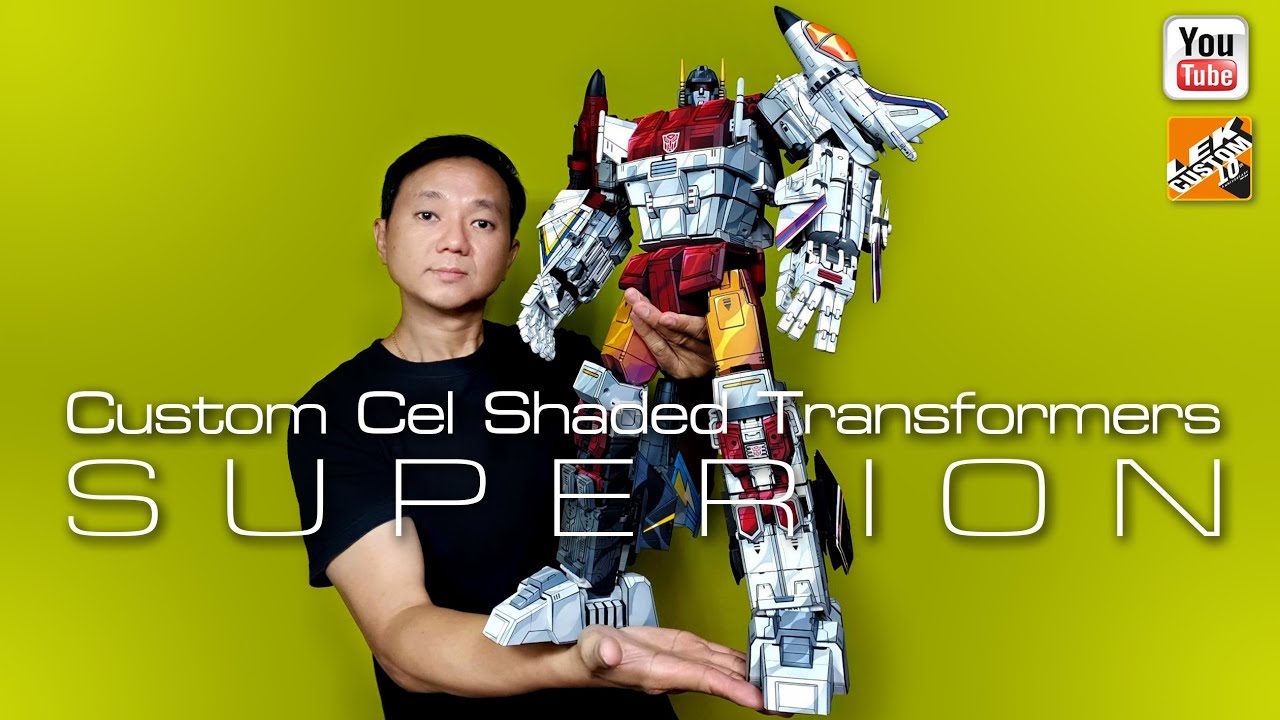 特撮 fably Custom Cel-shaded Transformers MP Superion Zeta Toys