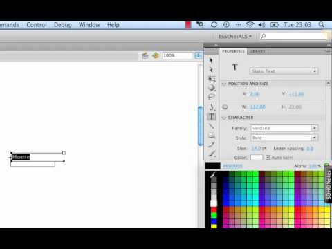 Creating a Simple Flash Website - Part One