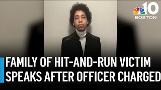 Family of hit-and-run victim speaks out after police officer is charged