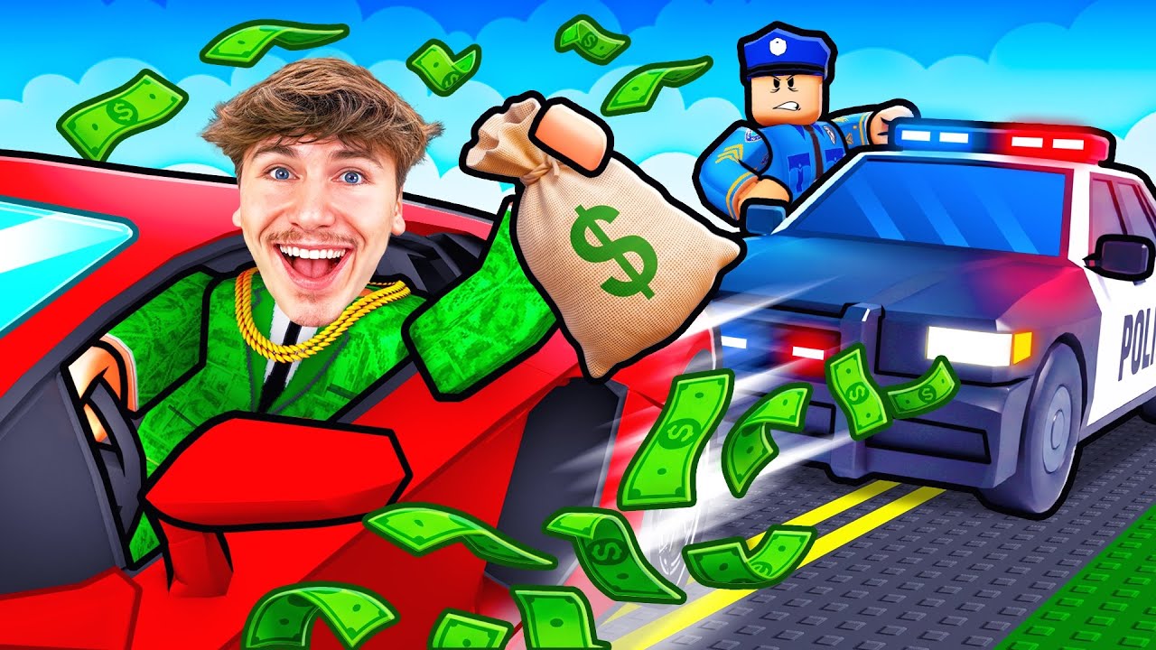 VOLER ET S’ÉCHAPPER DE LA POLICE SUR ROBLOX !! (Incroyable)