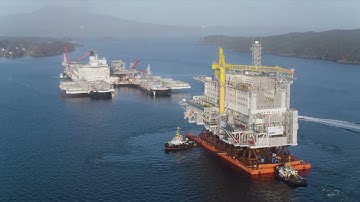 Pioneering Spirit installs the Johan Sverdrup living quarters topsides