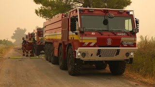 Görög tűzvész: már segítik az oltást a szlovák tűzoltók