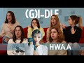 (여자)아이들((G)I-DLE) - '화(火花)(HWAA)' M/V | Spanish college students REACTION (ENG SUB)