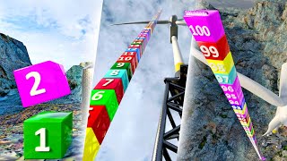 Number Blocks 1 To 100 With Windmill Czywieszjak