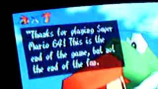 super mario 64: meeting yoshi and 120 stars