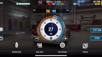 Honda Civic 1.5 vtec maxed tune and shift pattern