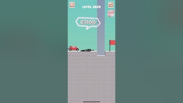 Draw bridge puzzle game level 2829 #drawing #game #Shorts