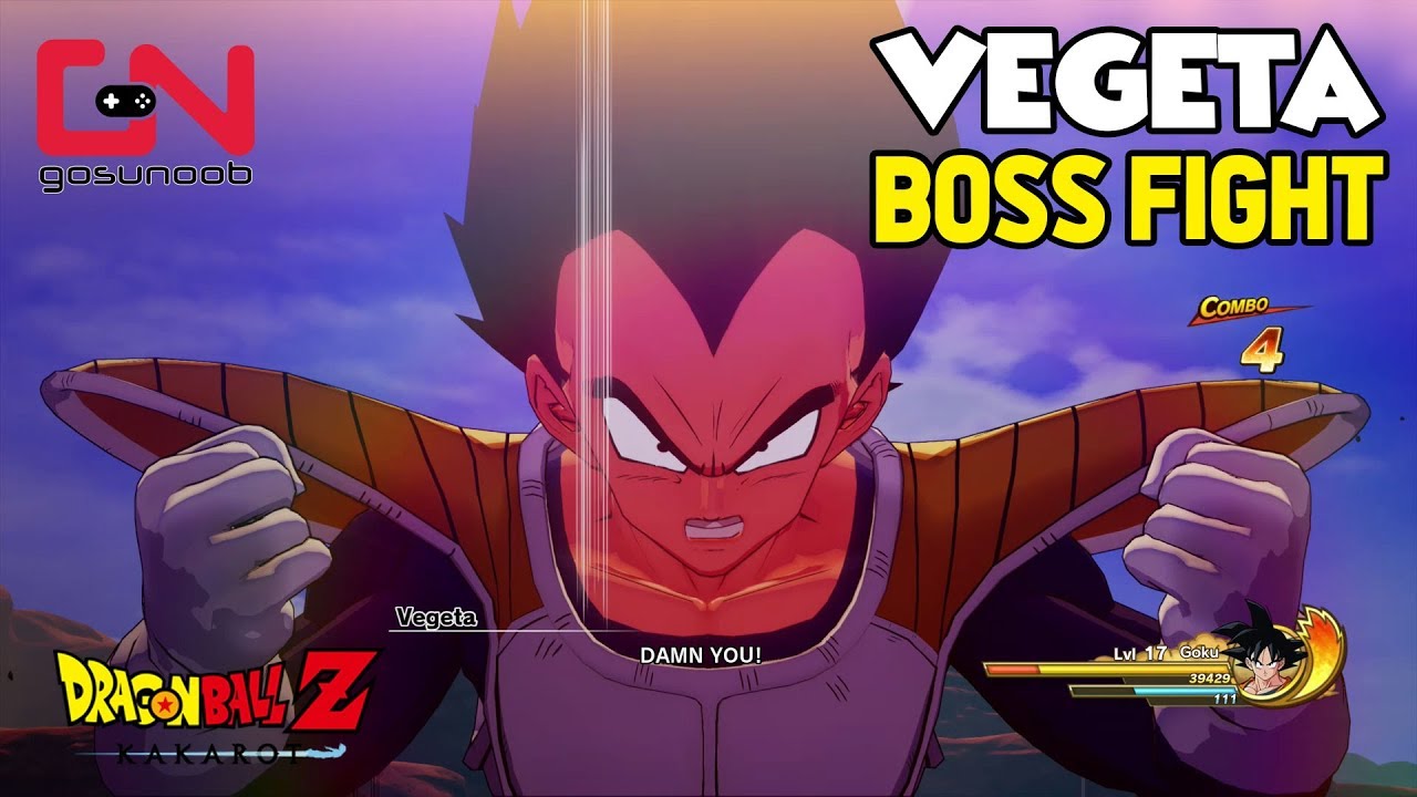 Dragon Ball Z Kakarot Vegeta Vs Goku Boss Fight