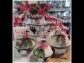 Rusty Peeled Paint Giant Christmas Sleigh Jingle Bells made from Dollar Tree Mixing Bowls DIY Decor
