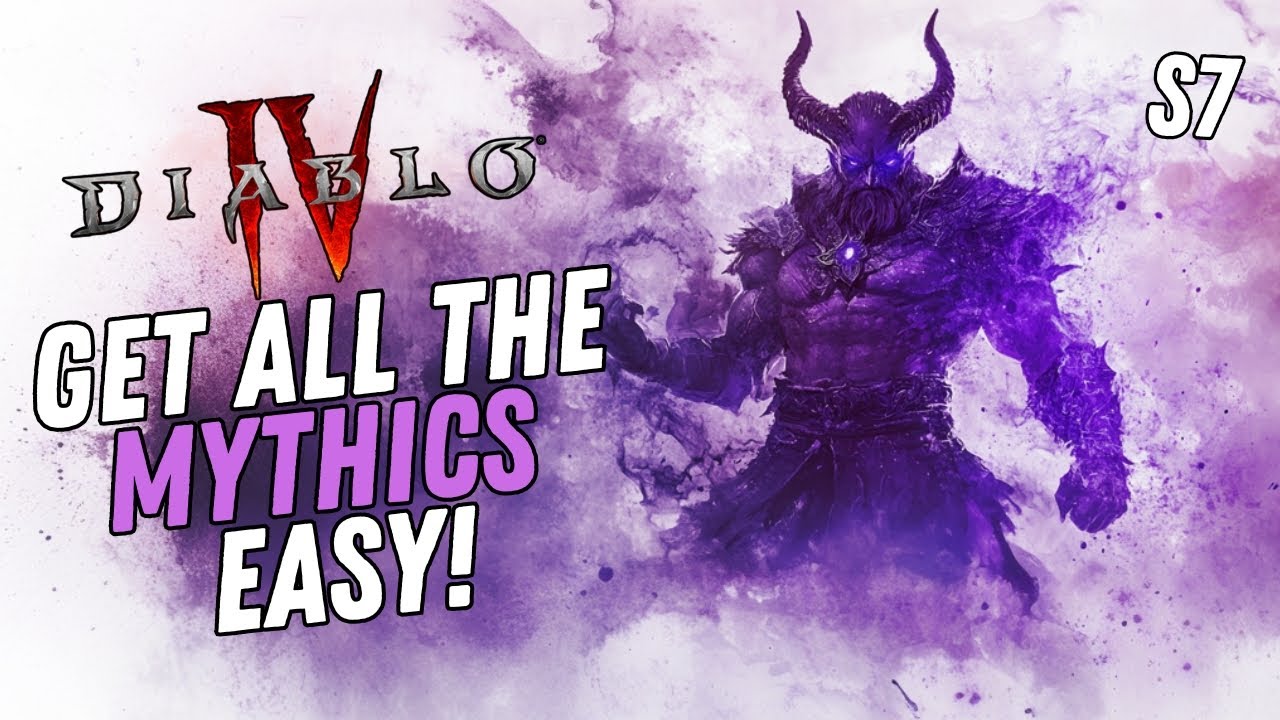 How To Farm Mythic Uniques Fast And Easy In Diablo 4: Season 7 - YouTube