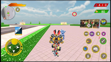 Grand Bus Robot Car Transform - Robot Shooting Games - Android Gameplay