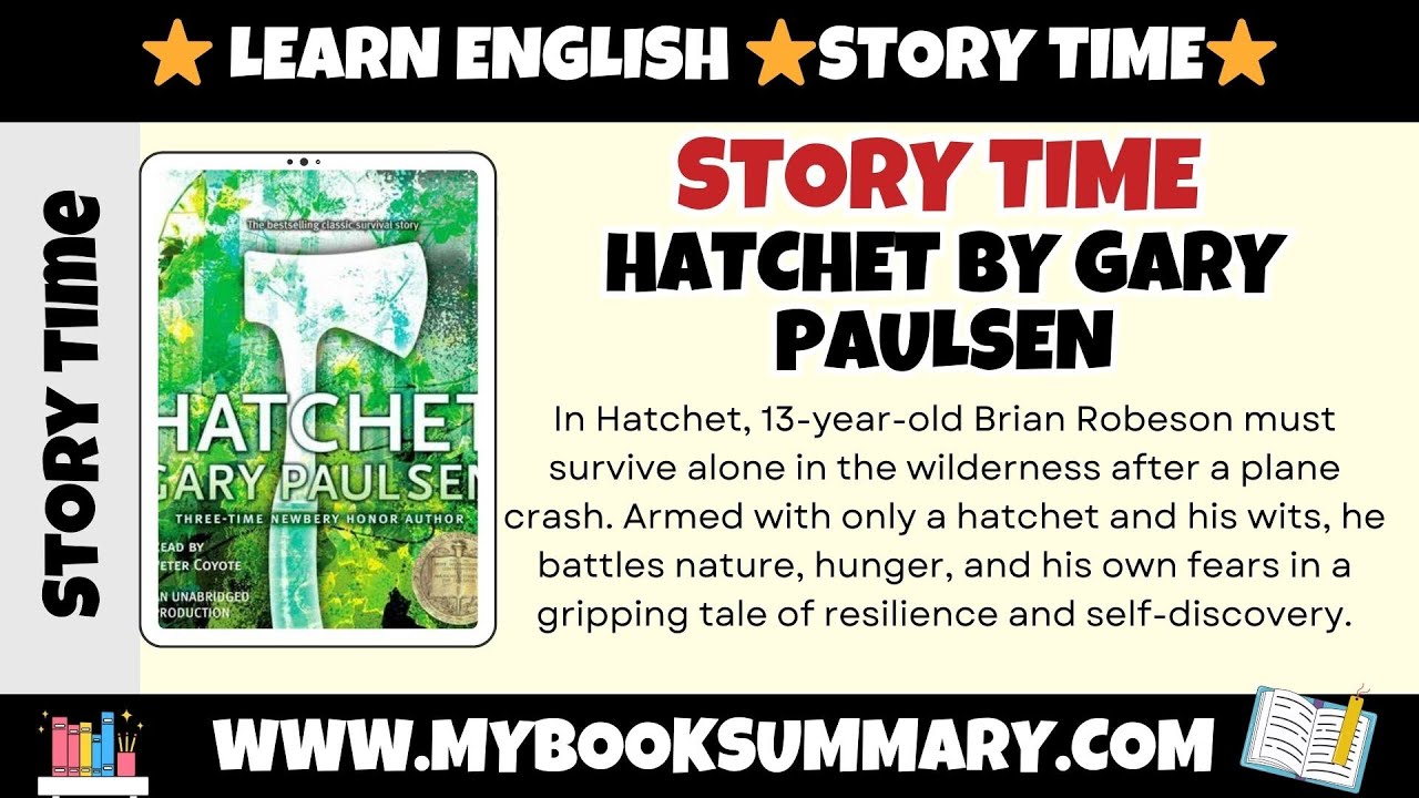Hatchet by Gary Paulsen ⭐Story⭐ @WiseReadsDaily - YouTube