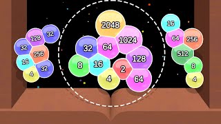 Merge Bubbles 2048 - Blob Merge 3D screenshot 5