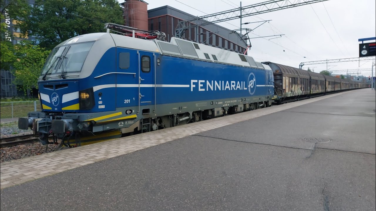 Fenniarail Oy tavarajuna Kouvola lajittelu – Patokangas 7.9.2025
