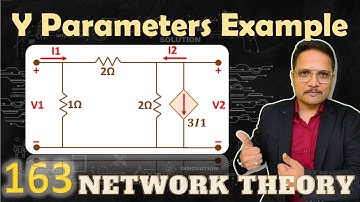 1 - Example of Y Parameters: Input & Output Admittance, Forward & Reverse Transfer Admittance