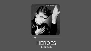 David Bowie - Heroes (Instrumentals slowed + reverb) *ASMR*
