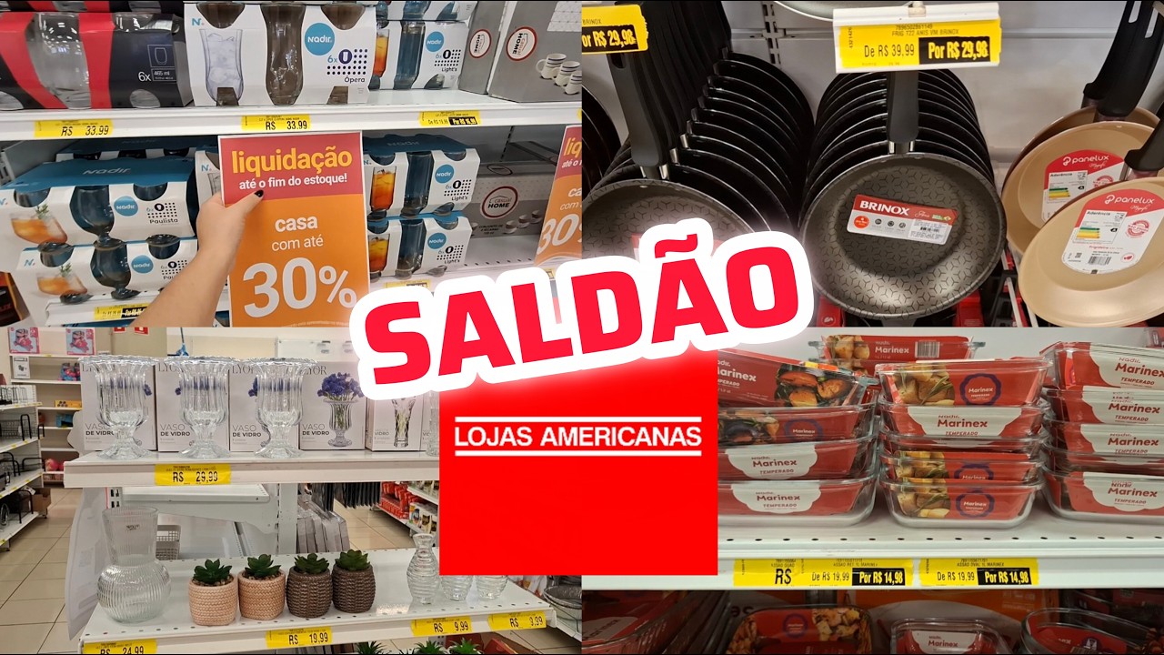 LOJAS AMERICANA PROMOÇÕES ACHADINHOS PRO LAR |TOUR NA LOJAS AMERICANAS