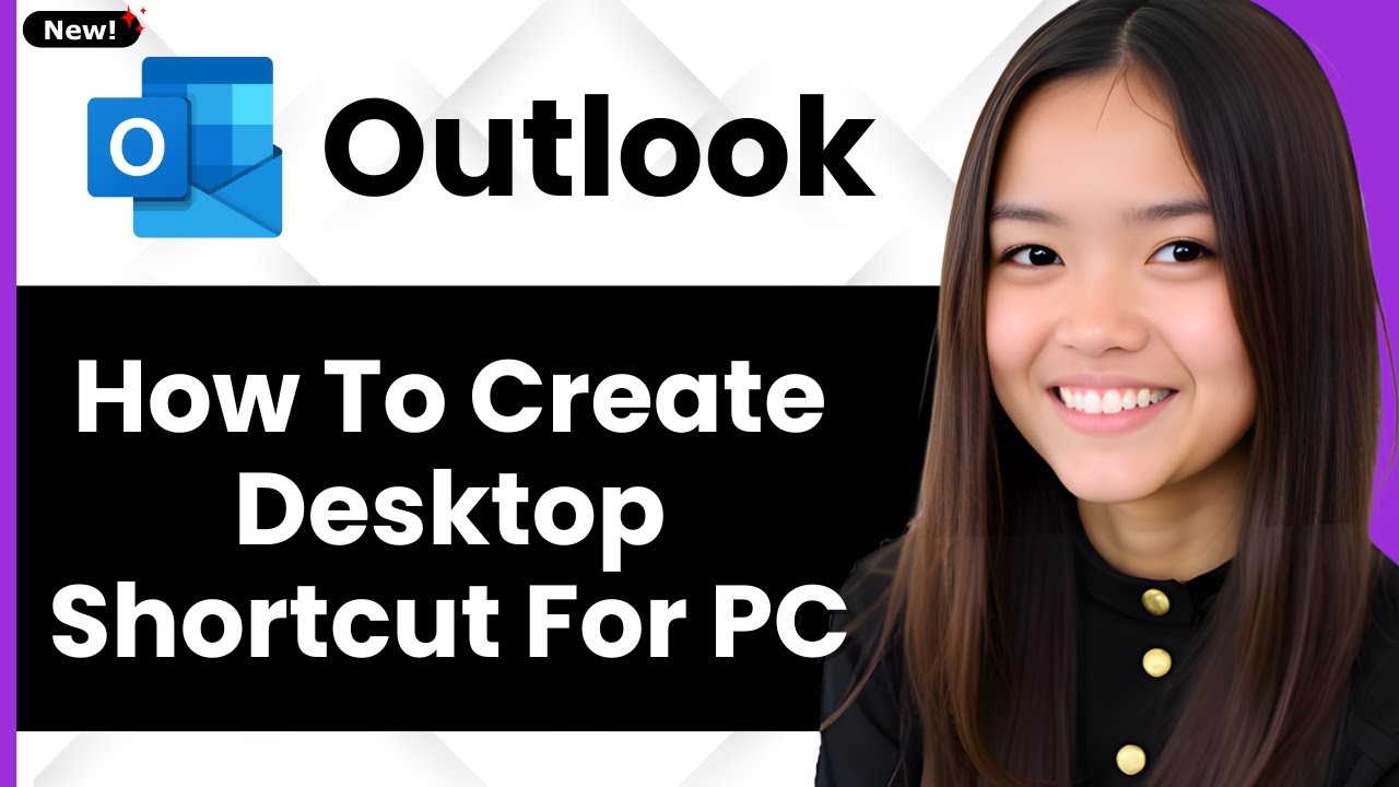How To Create Outlook Desktop Shortcut for PC 2026 (Step By Step)