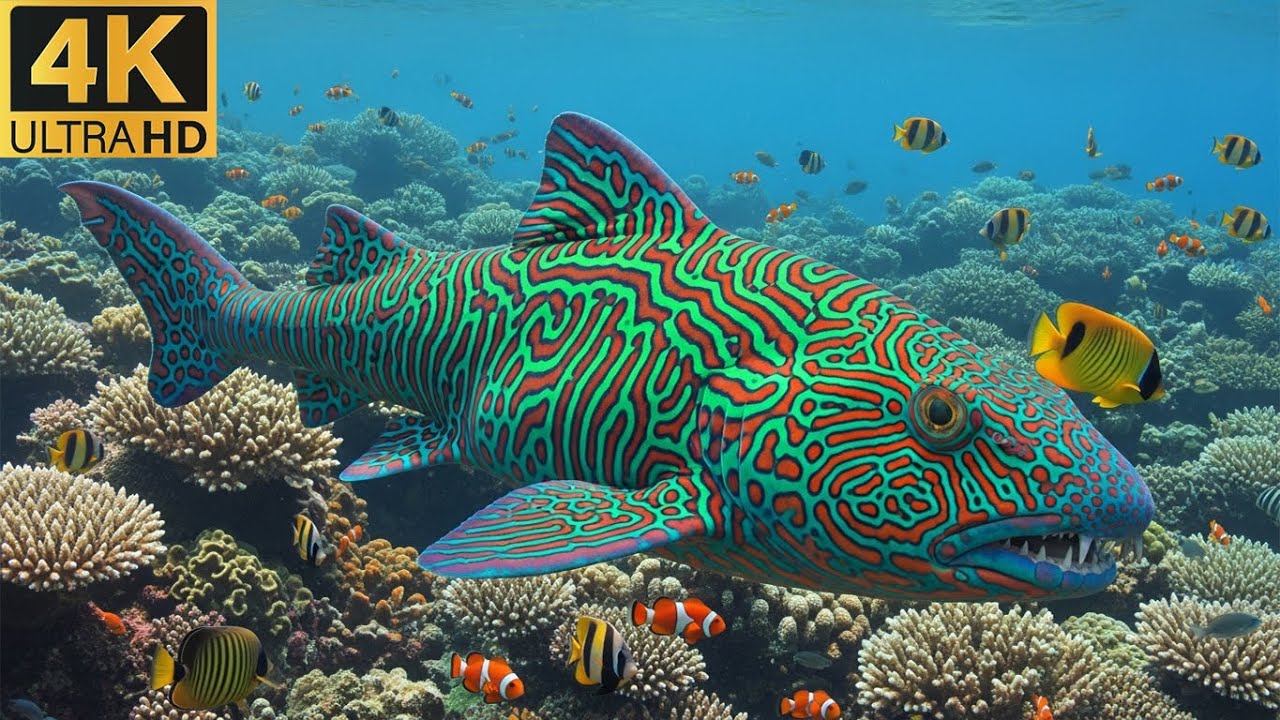 4K Unbelievable Undersea Creatures | Mysterious Deep Ocean Life in Ultra HD