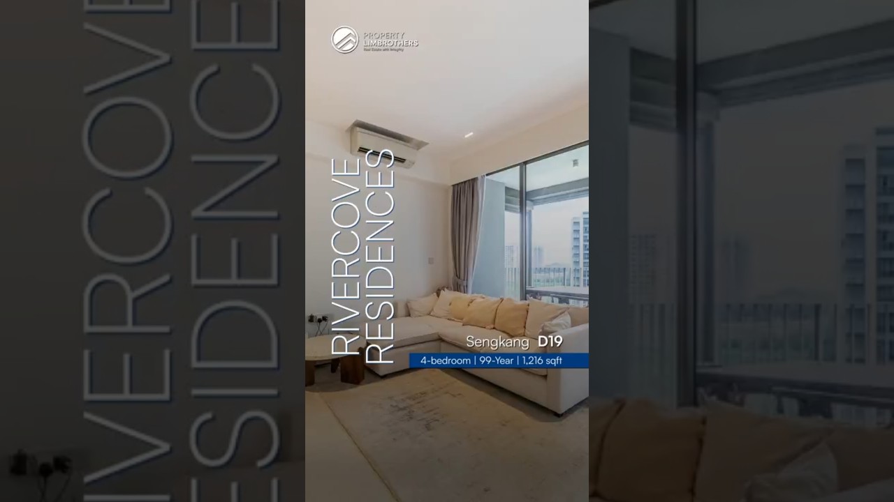 Rivercove Residences - 4-Bedroom with 1,216sqft in District 19