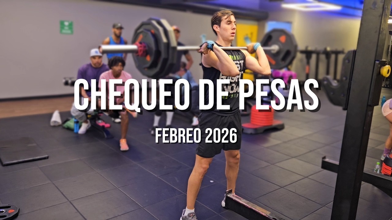 Chequeo de pesas. Atletismo