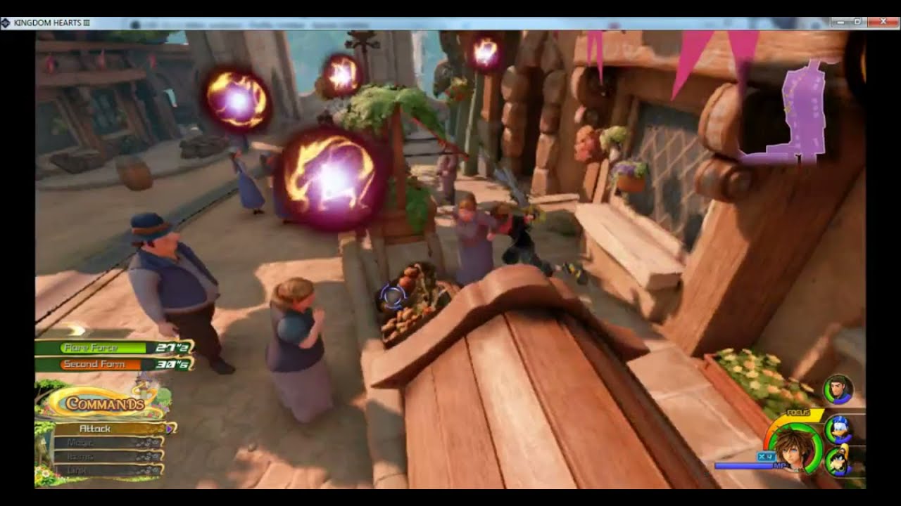 KH3 Mod Sora VS Ansem IN Tangled's World