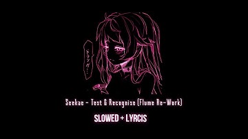 Seekae - Test & Recognise [ Flume Re-Work ] - Slowed + Lyrics -