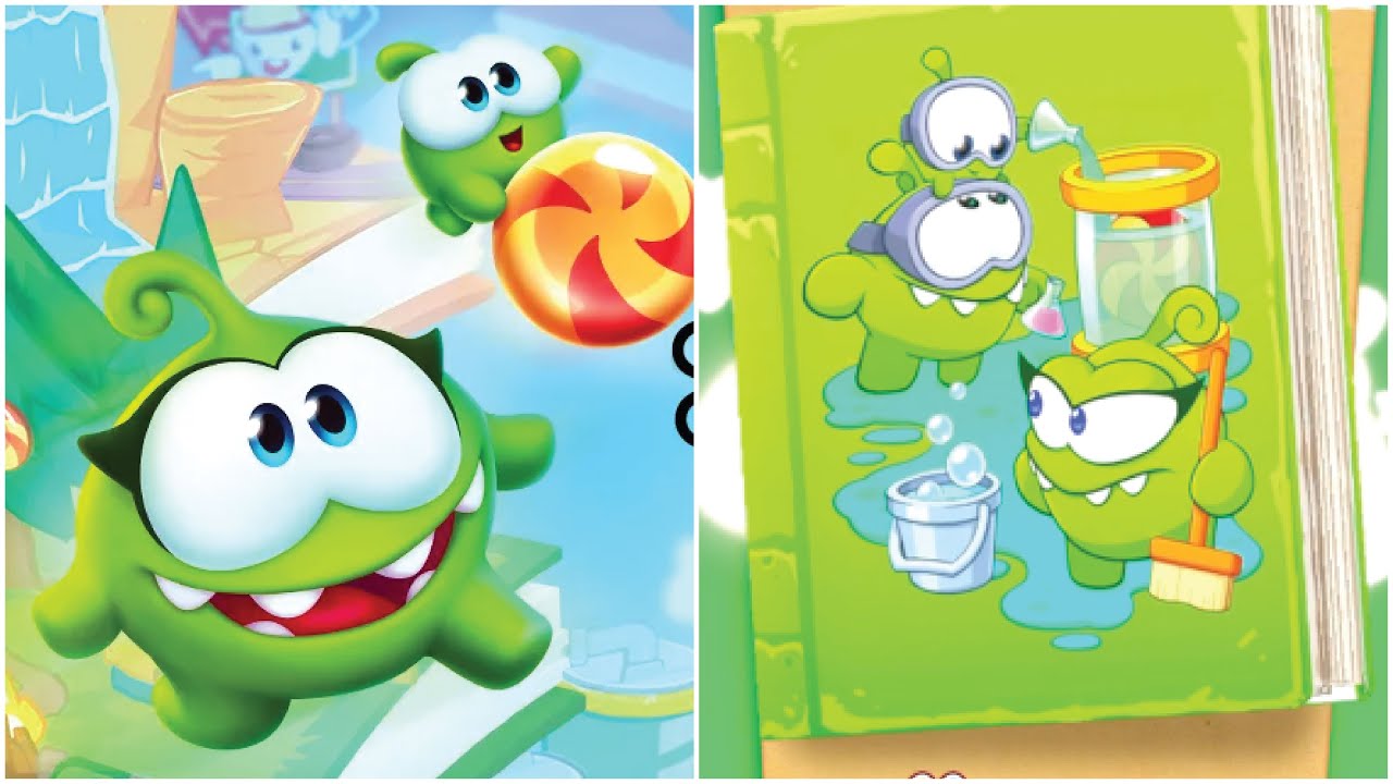 Cut The Rope Remastered Part 2: Experiments || Om Nom Games - YouTube