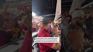 Commanders fans showed up and showed out for pregame ! 🫡🔥🔥 #nfl #commanders #httc Information