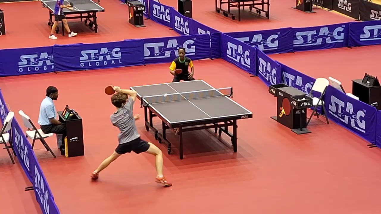 Anthony Bird vs Sergio Perez - Boys U15 1/4 Finals - 2025 Caribbean Table Tennis Championship