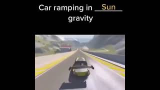 Car Ramping In Sun Gravity