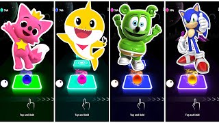 Pinkfong 🆚 Baby Shark 🆚 Gummy Bear 🆚 Sonic Prime. 🎶 Tiles Hop EDM Rush!