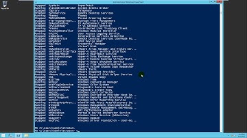 Get-service : see services are running on the system