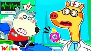 No No Rub Your Eyes, Wolfoo Going To The Doctor Good Habits Wolfoo Family Kids Cartoon