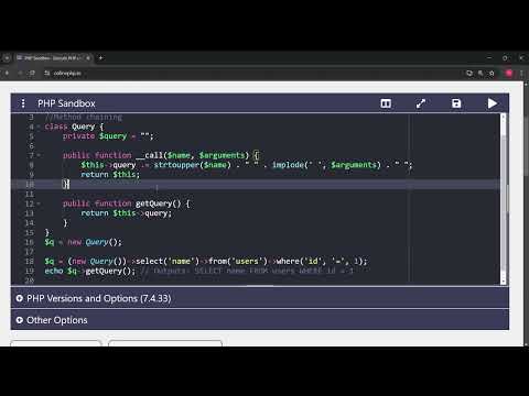 PHP Magic Methods: Creating Dynamic Method Chains with __call