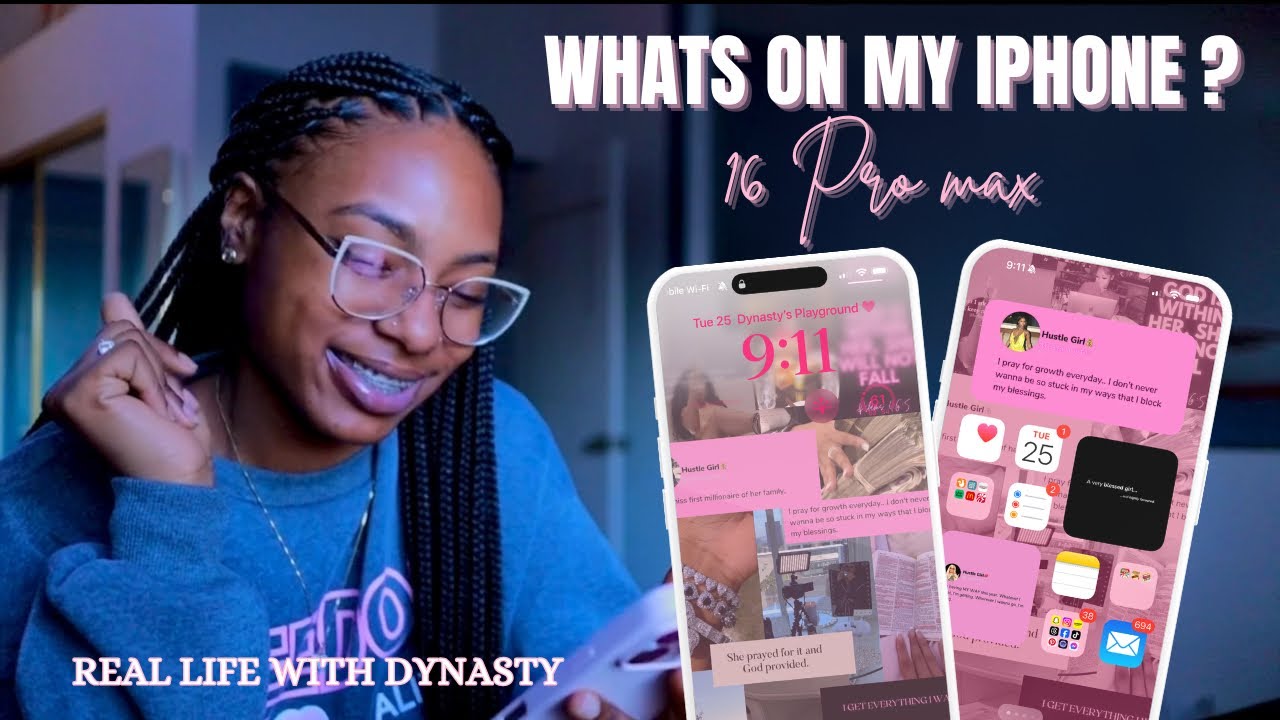 WHAT’S ON MY iPHONE 16 PRO MAX 2025 | Random Apps, Chaos & Everyday Favorites