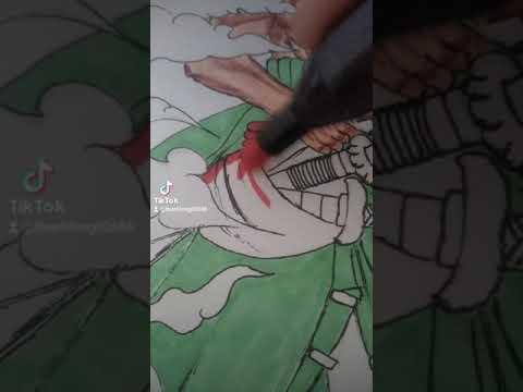 Video Vẽ Roronoa Zoro ???? ( One Piece ) - youtube